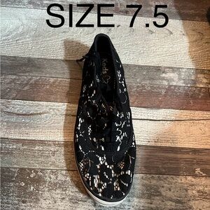 Keds Women's Black Lace Sneakers
